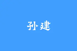 孙建