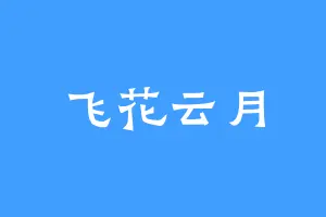 飞花云月