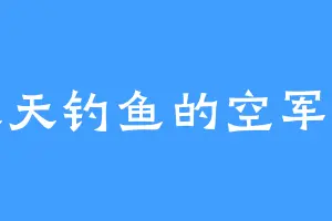 天天钓鱼的空军佬