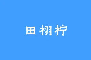 田栩柠