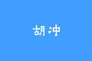 胡冲