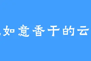 爱吃如意香干的云亦云