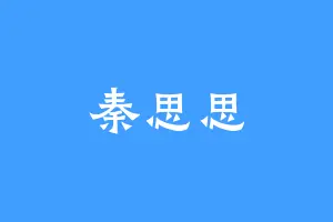 秦思思