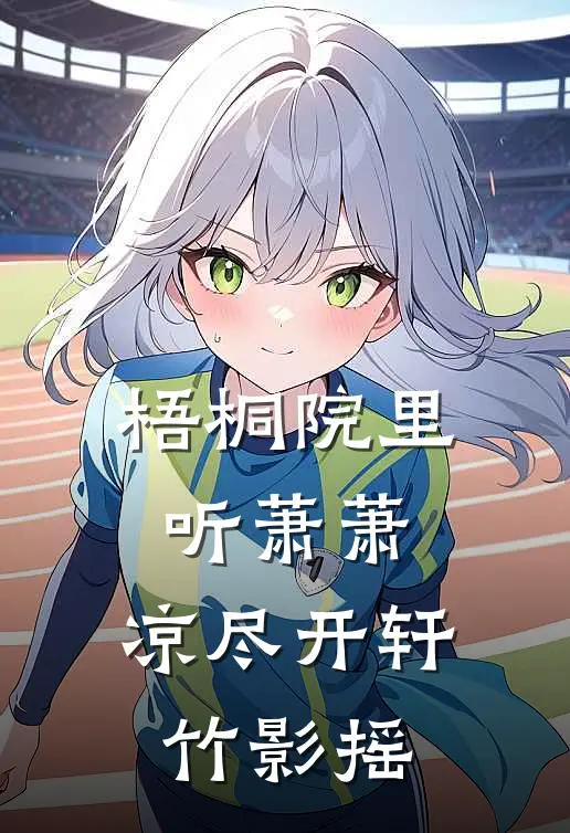 梧桐院里听萧萧,凉尽开轩竹影摇