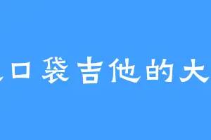 喜欢口袋吉他的大蝙蝠