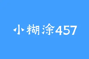 小糊涂457