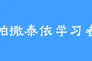 帕撒泰依学习者