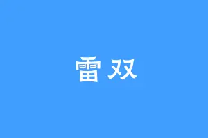 雷双