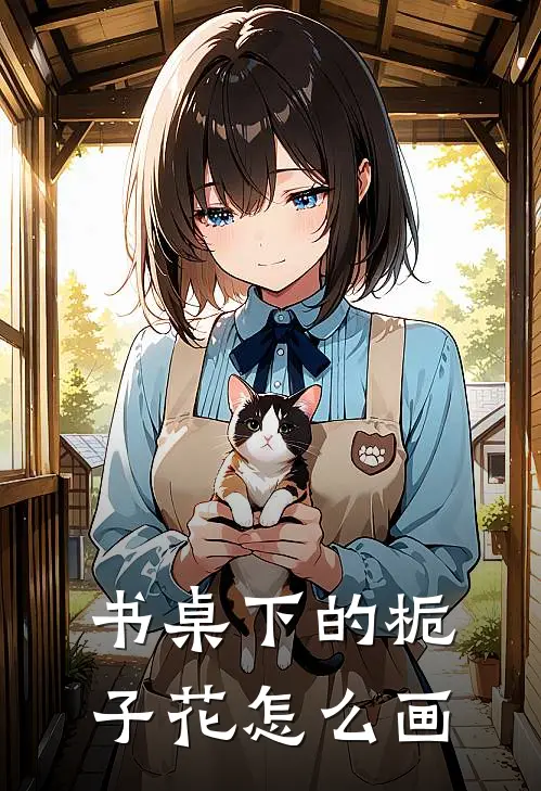 书桌下的栀子花怎么画