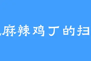 爱吃麻辣鸡丁的扫地僧
